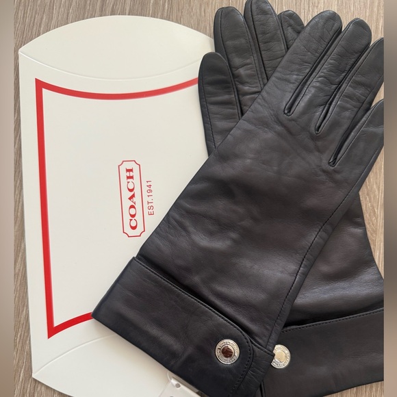 VINTAGE COACH LEATHER GLOVES - Picture 3 of 5